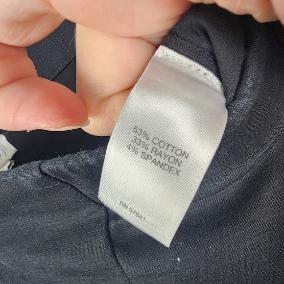 J Jill Black Pull On Essential Slim Ankle Pants Size 8 - Picture 6 of 6